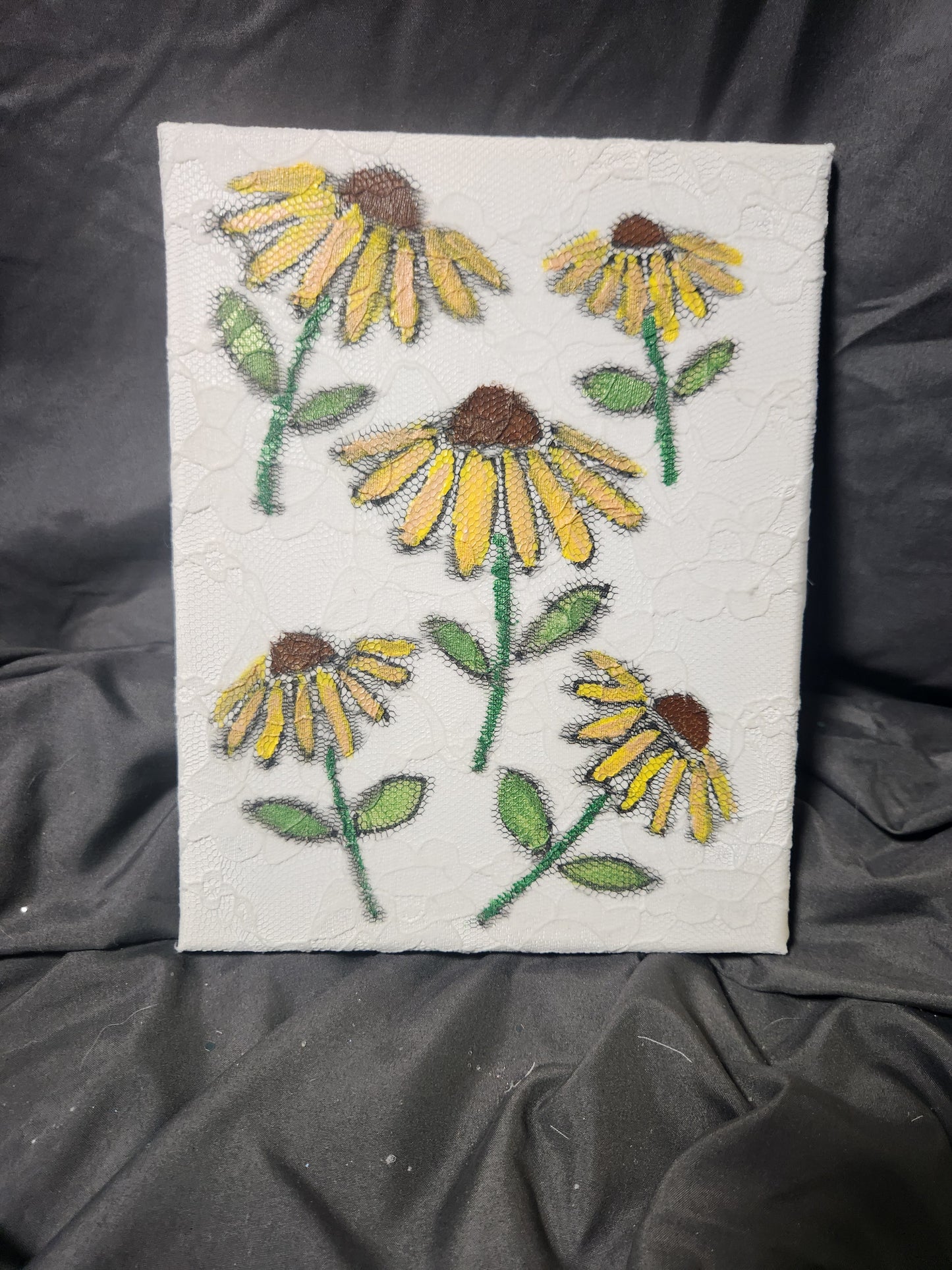 Lace Canvas - Daisies