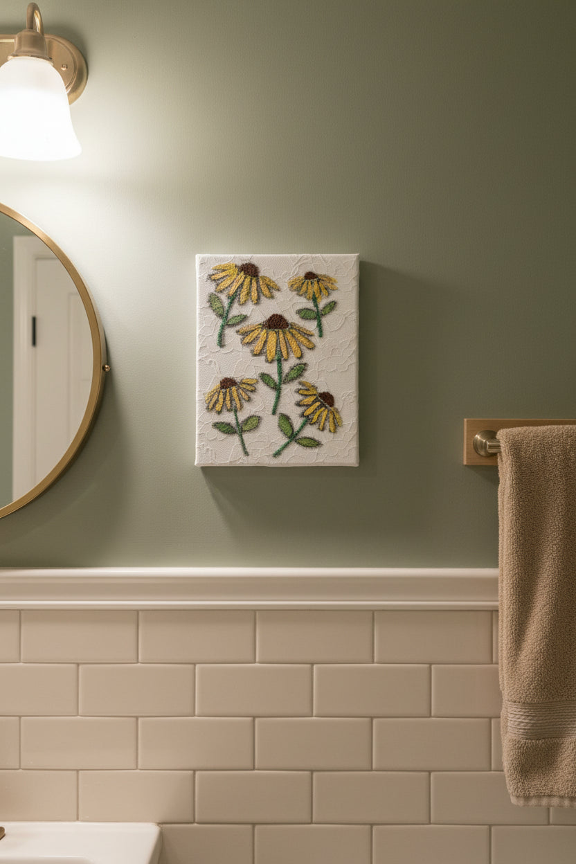 Lace Canvas - Daisies