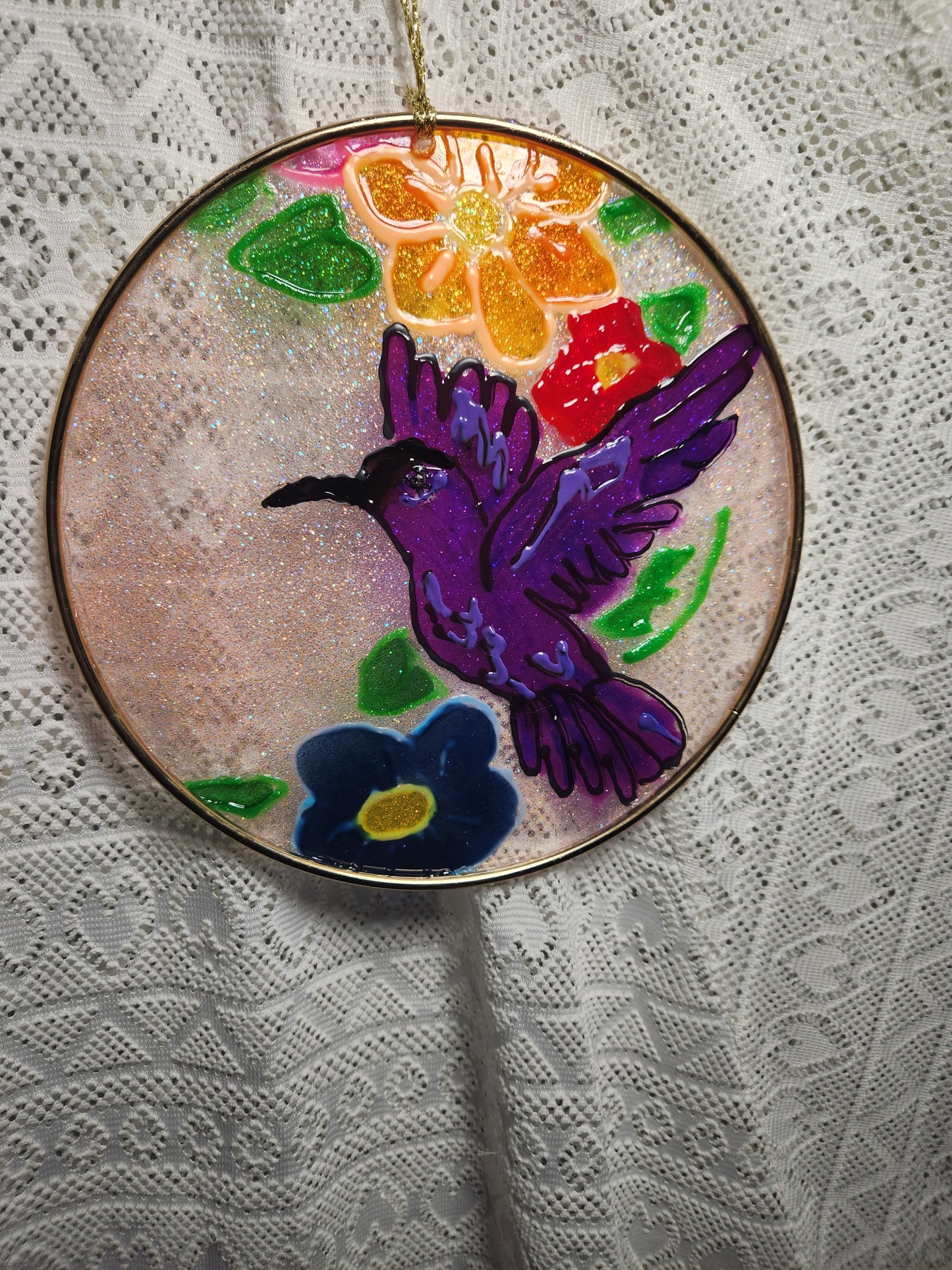 Hummingbird suncatcher