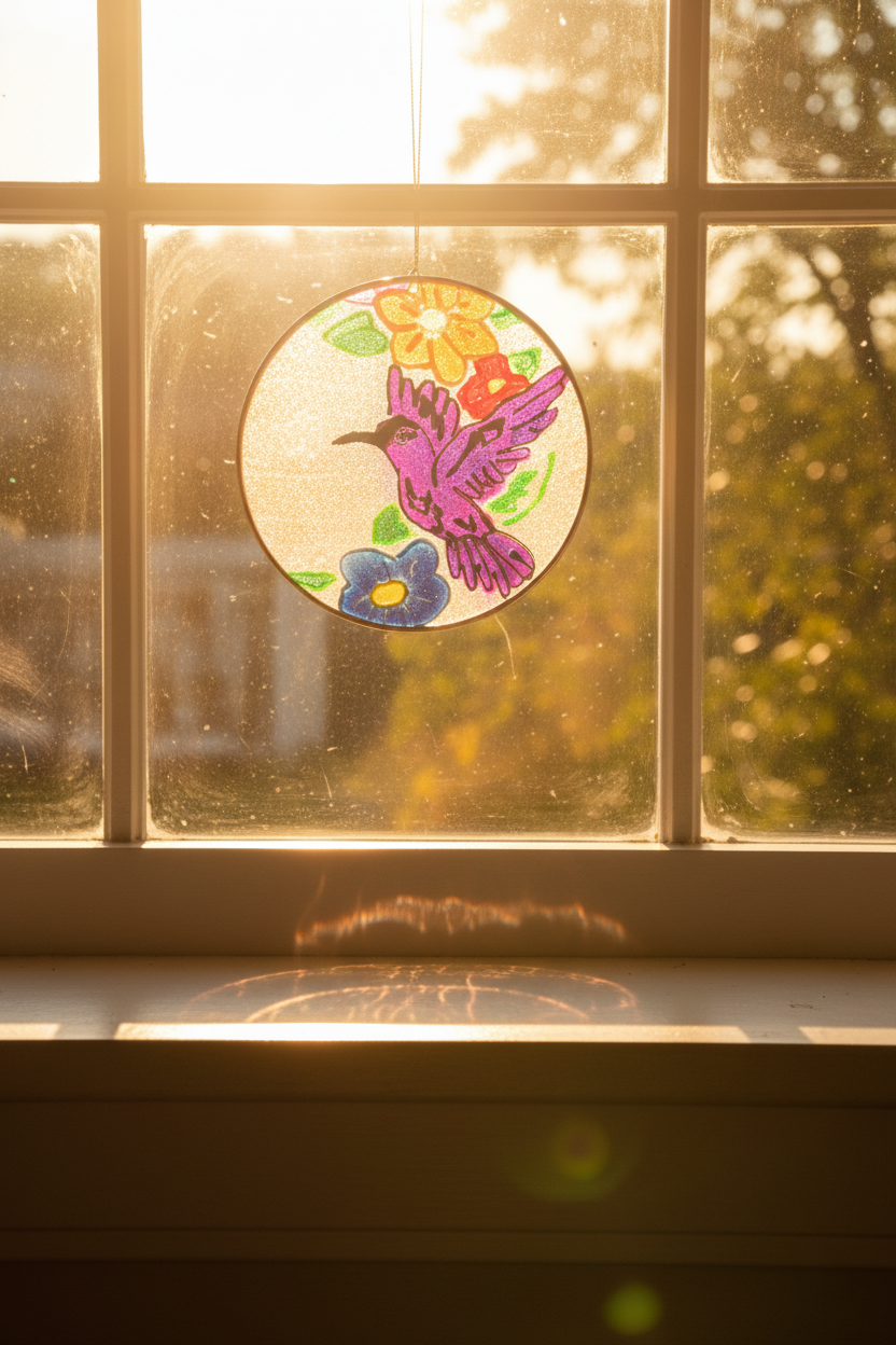 Hummingbird suncatcher