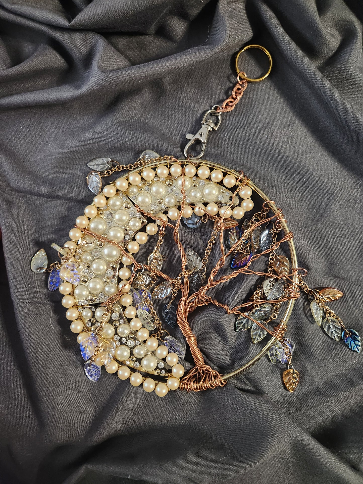 Suncatcher moon and tree of life