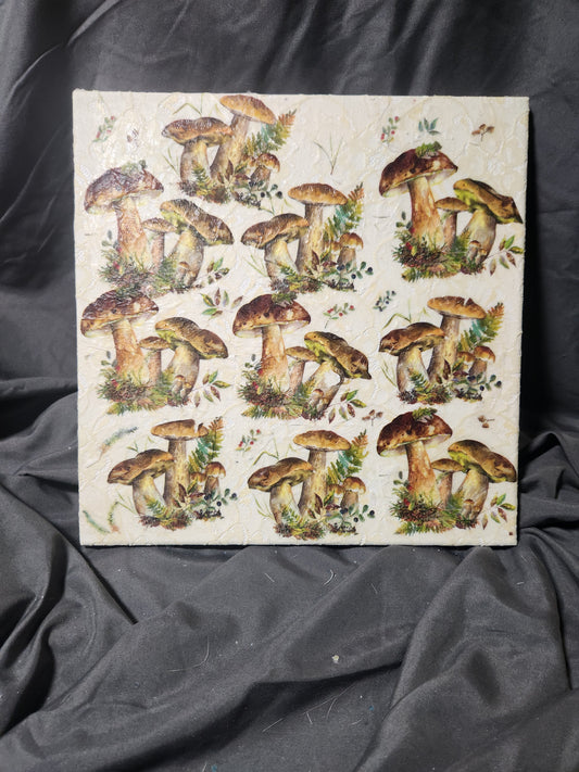 Decoupage- Mushrooms